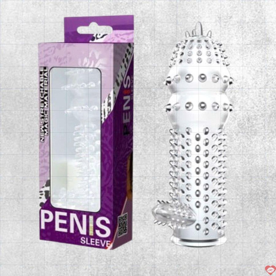 Bao cao su đôn dên Crystal Sleeve tăng kích thước Gai mềm kích thích