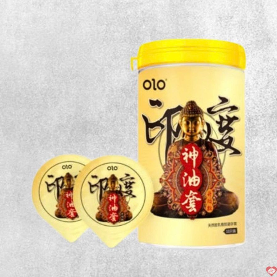 Bao cao su OLO 0.01 Ống Phật Tròn Performa - Gân gai kéo dài thời gian