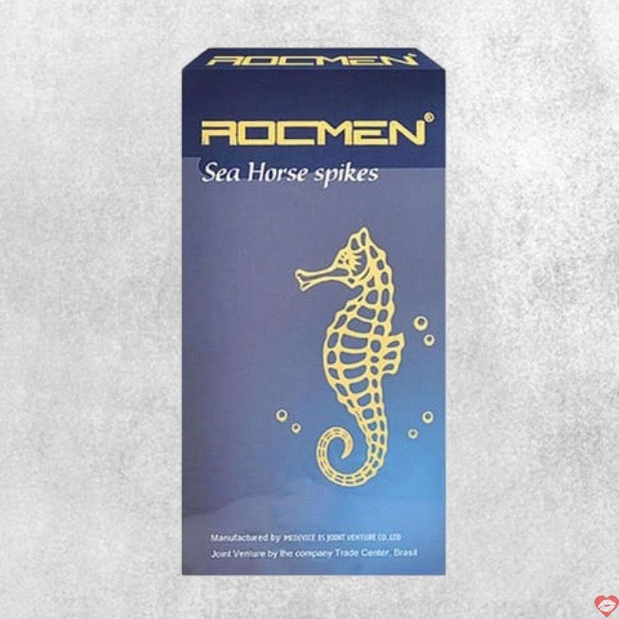 Bao cao su Rocmen Sea Horse Spikes Kéo dài thời gian Hộp 10 Cái