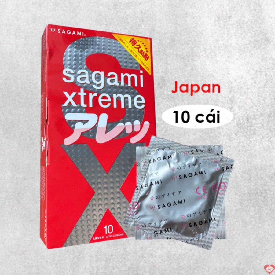 Bao cao su XOXO gân gai chính hãng Nhật Bản hộp 10 chiếc bcs