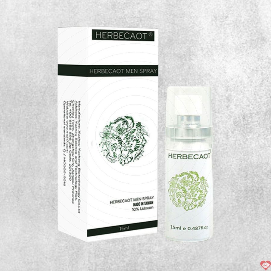 Herbecaot Đài Loan 15ml Chai xịt kéo dài thời gian nam 349115