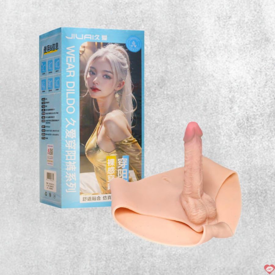 Quần lót silicon gắn dương vật giả Jiuai Long Love Size L siêu bền thoải mái