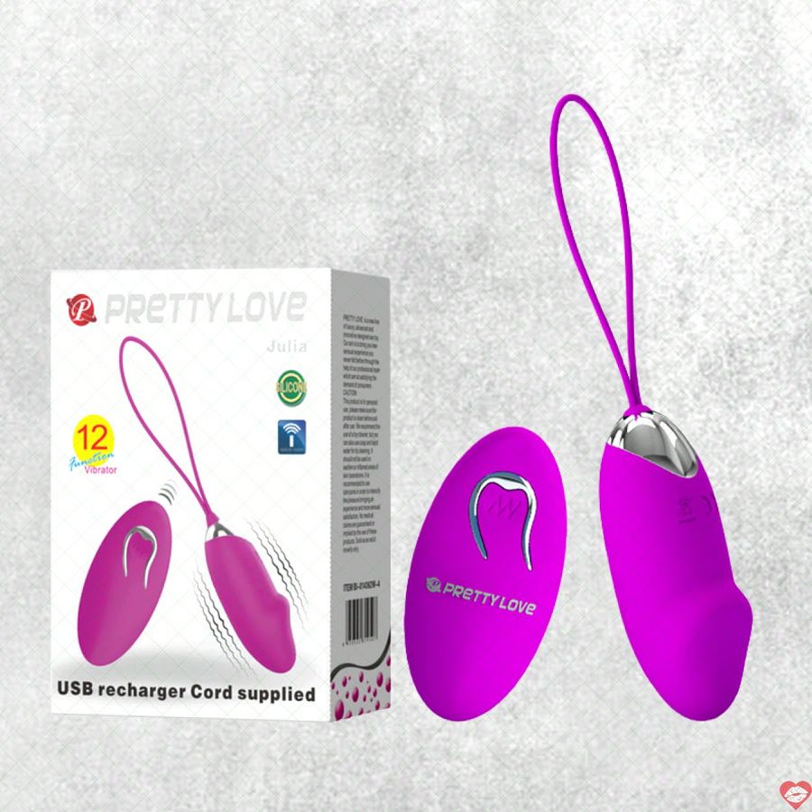Trứng rung sạc điện 12 chế độ không dây Pretty Love Julia tiện lợi