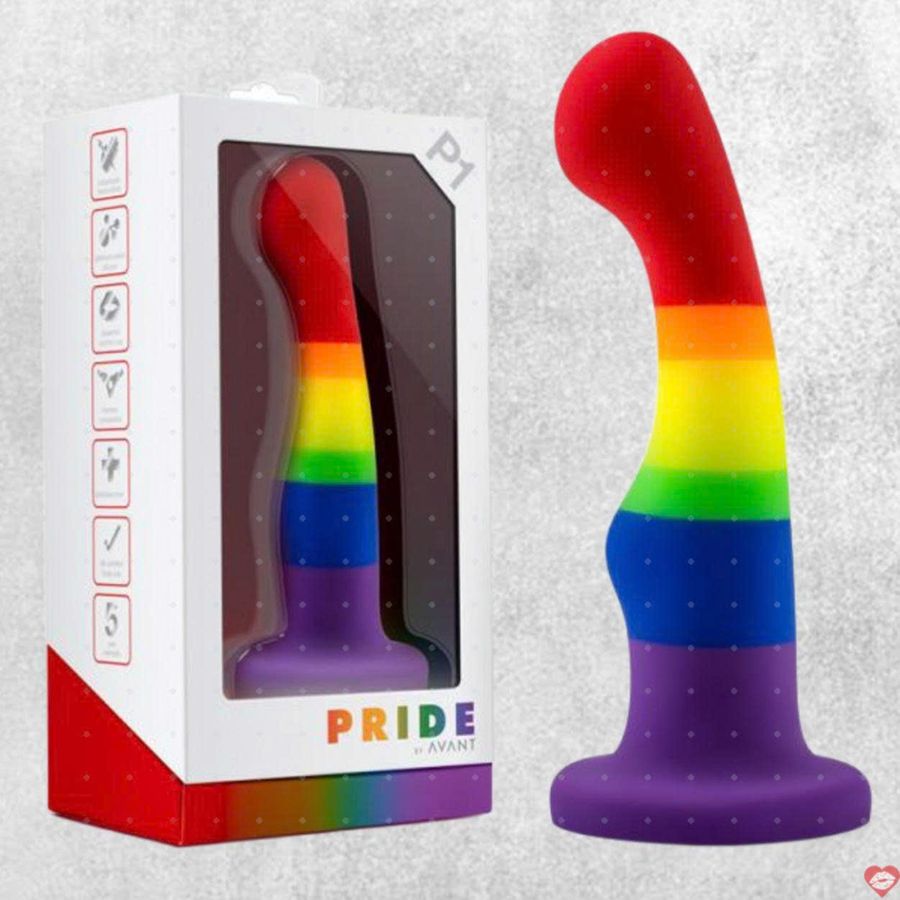 Máy Massage Hỗ Trợ Giải Tỏa Cho Nữ Dương Vật Giả Silicone Siêu Mềm Avant Pride P1 Dính Tường Chính Hãng