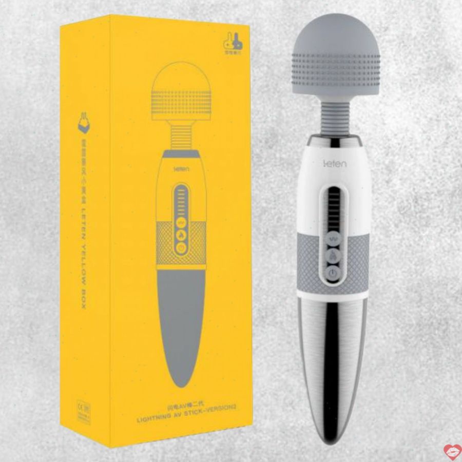 Chày rung Leten Lightning 2 massage phát nhiệt nhiều tần số kích thích