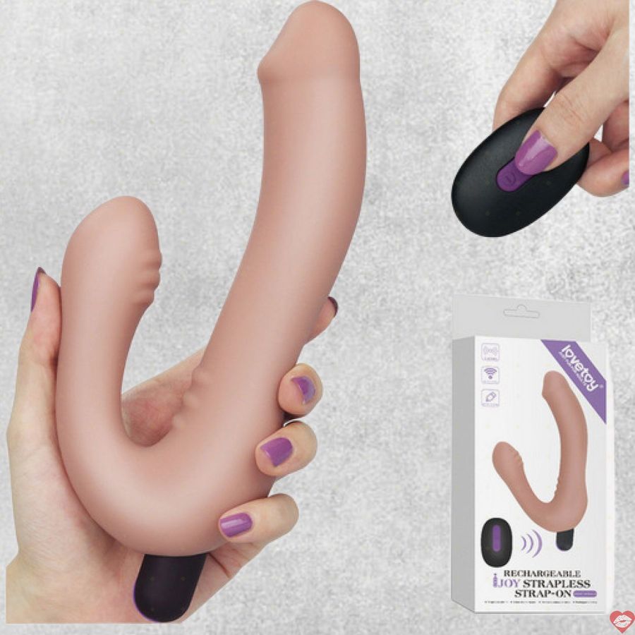 Dương vật giả 2 đầu Lovetoy Ijoy 10 chế độ rung sạc điện siêu mềm mại