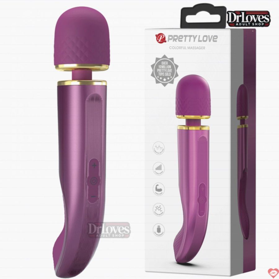 Chày Rung PrettyLove ColorFul Massage Tình Yêu Kích Thích Đa Năng