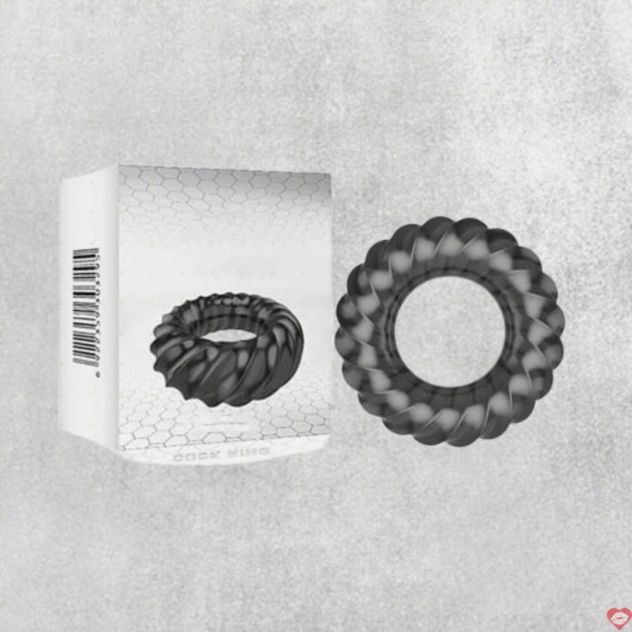Vòng đeo dương vật 3D kéo dài xuất tinh Cock Ring Đen chính hãng