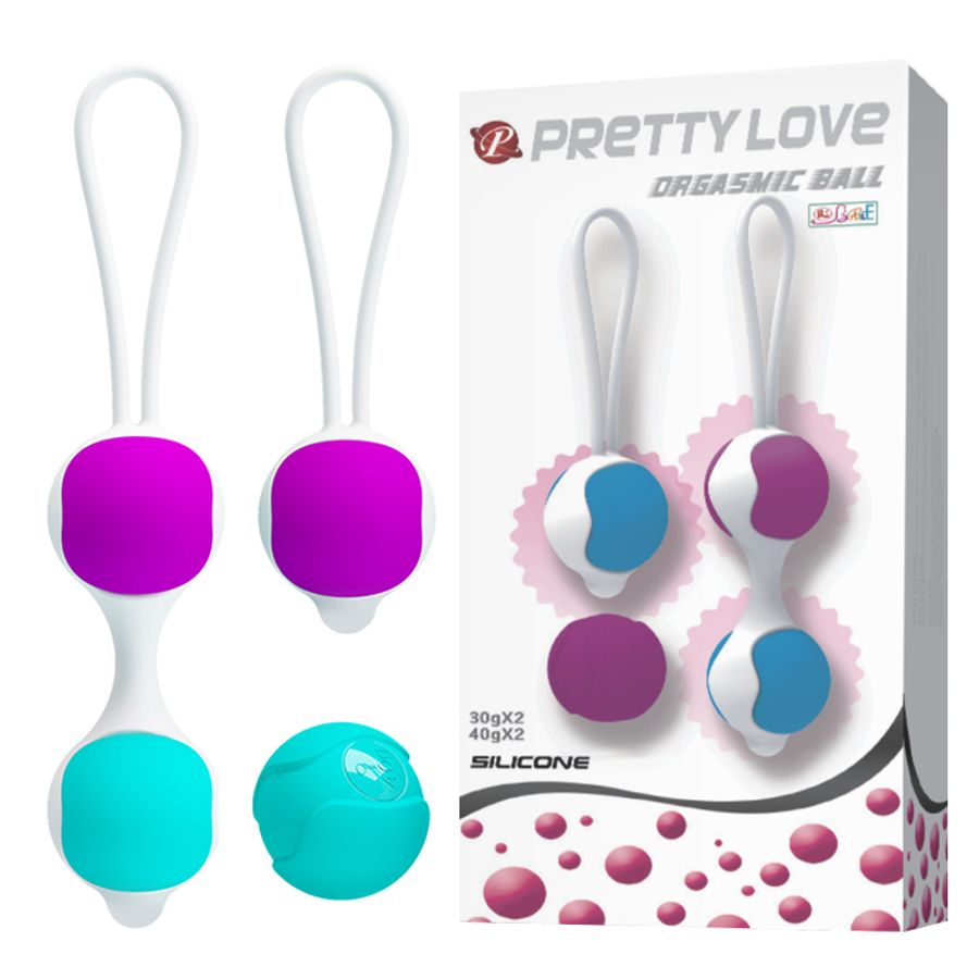 Bóng Tập Massage Pretty Love Orgasmic Ball Hỗ Trợ Tăng Khoái Cảm Nam Nữ Chính Hãng