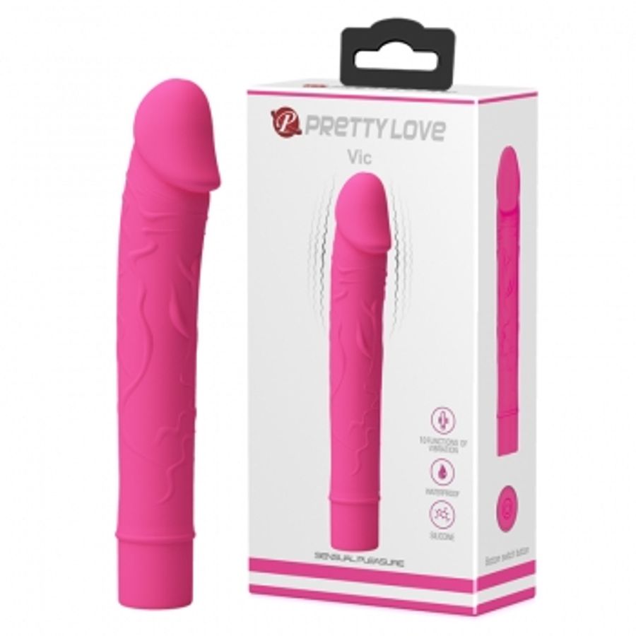 DƯƠNG VẬT GIẢ PRETTYLOVE VIC HOT PINK cao cấp chính hãng