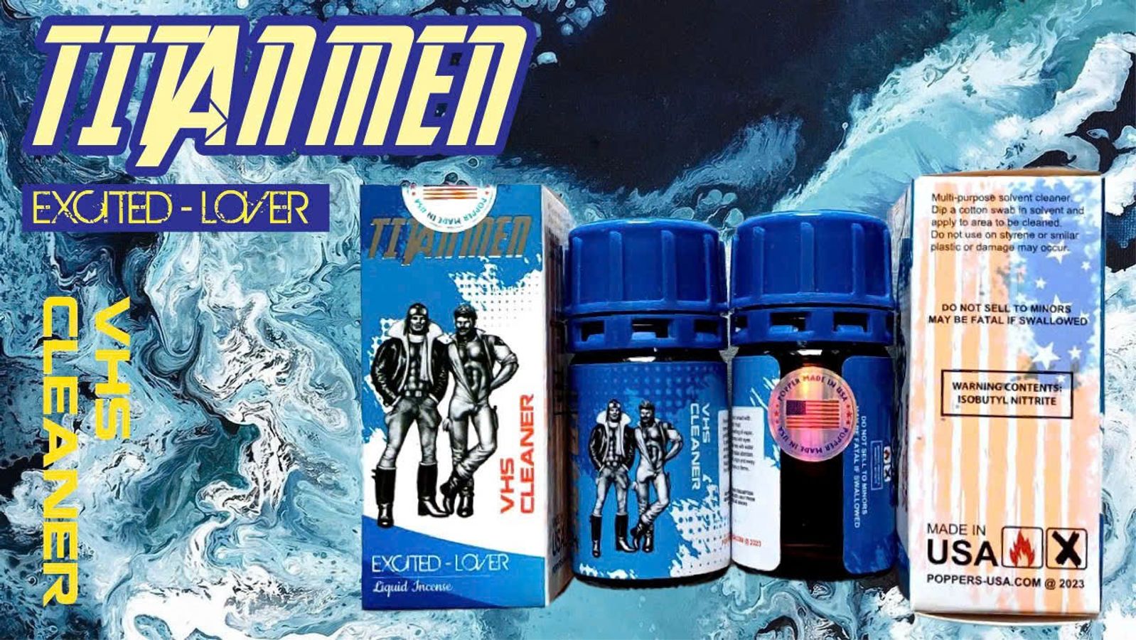 Popper 40ml TITANMEN Cực Mạnh cho top bot, che tên sp