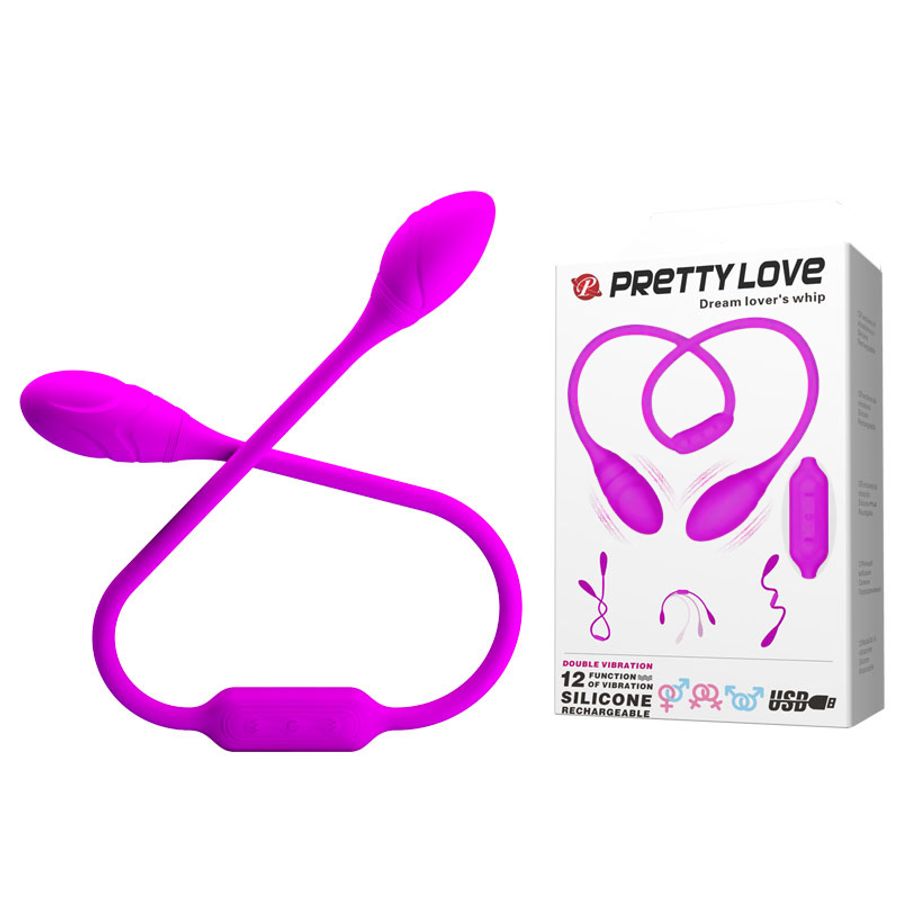 Trứng Rung Dream Lover's Whip Hỗ Trợ Tăng Khoái Cảm Nam Nữ Pretty Love Chính Hãng 