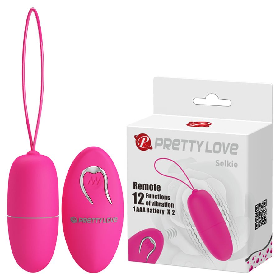 Trứng Rung Hỗ Trợ Tăng Khoái Cảm Nam Nữ Pretty Love Selkie Hồng Chính Hãng