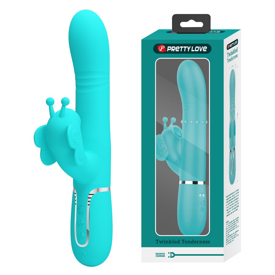 Que Rung Massage Pretty Love Twinkled Tenderness Xanh Mint Chính Hãng