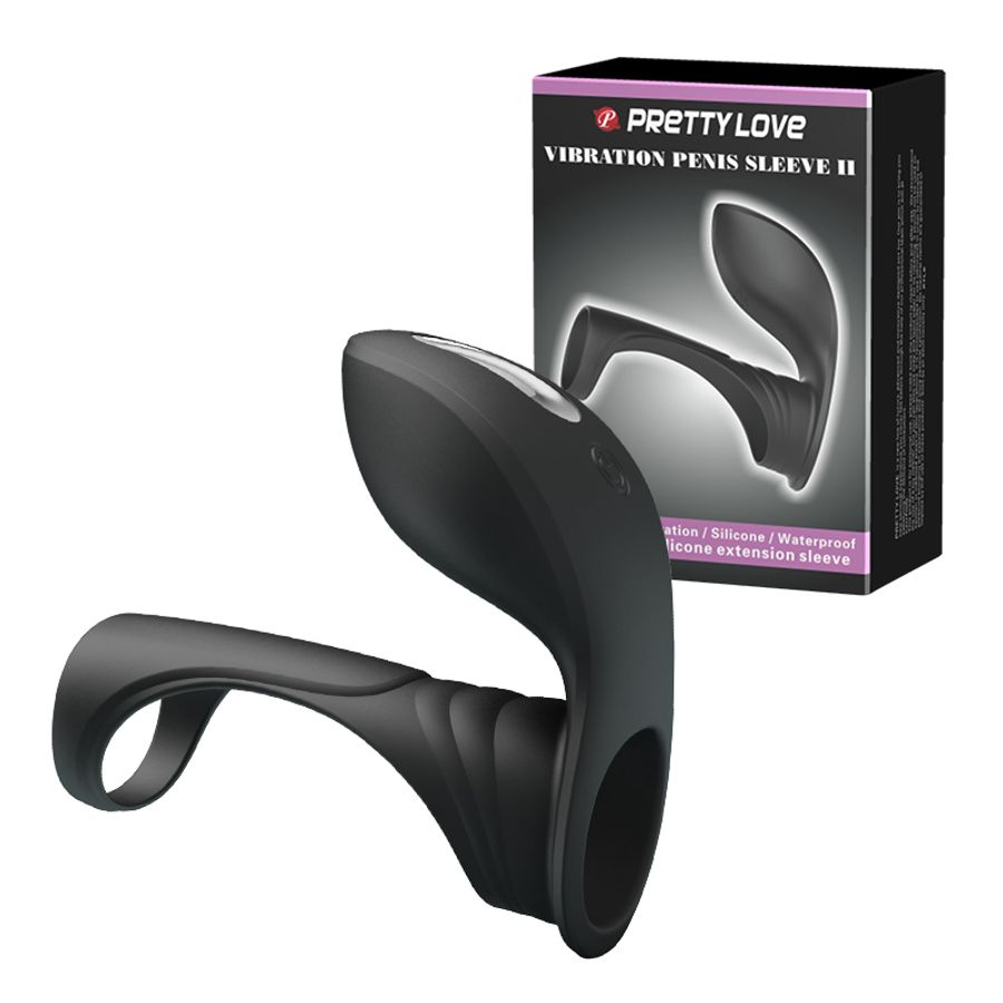 Vòng Đeo Rung Hỗ Trợ Tăng Khoái Cảm Nam Nữ Pretty Love Vibration Penis Sleeve 2 Chính Hãng