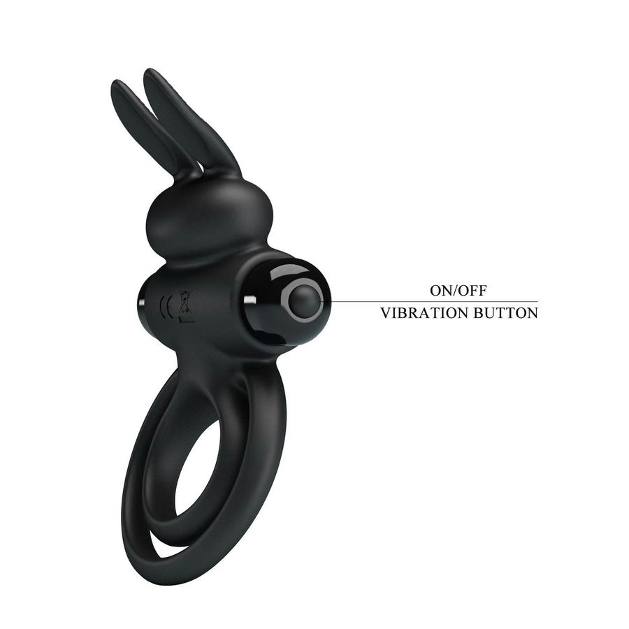 Vòng Đeo Rung Hỗ Trợ Tăng Khoái Cảm Nam Nữ Pretty Love Vibrant Penis Ring 3 Chính Hãng