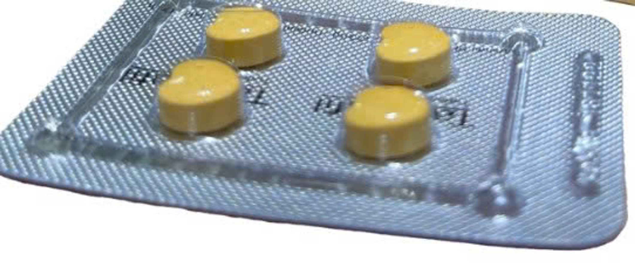 Viên uống hỗ trợ sinh lí nam giới 20mg (DP 150) hộp 1 vỉ x 4 viên Chính hãng
