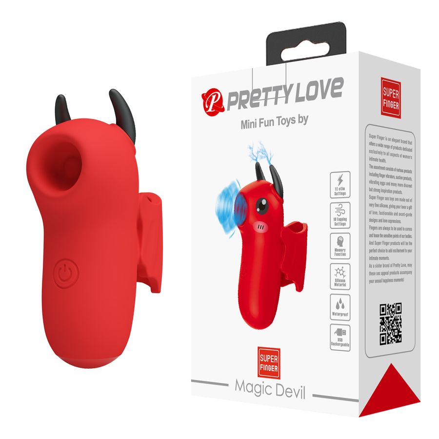 Máy Massage & Rung Hỗ Trợ Tăng Khoái Cảm Nam Nữ Pretty Love Mini Fun Toy Đỏ Chính Hãng