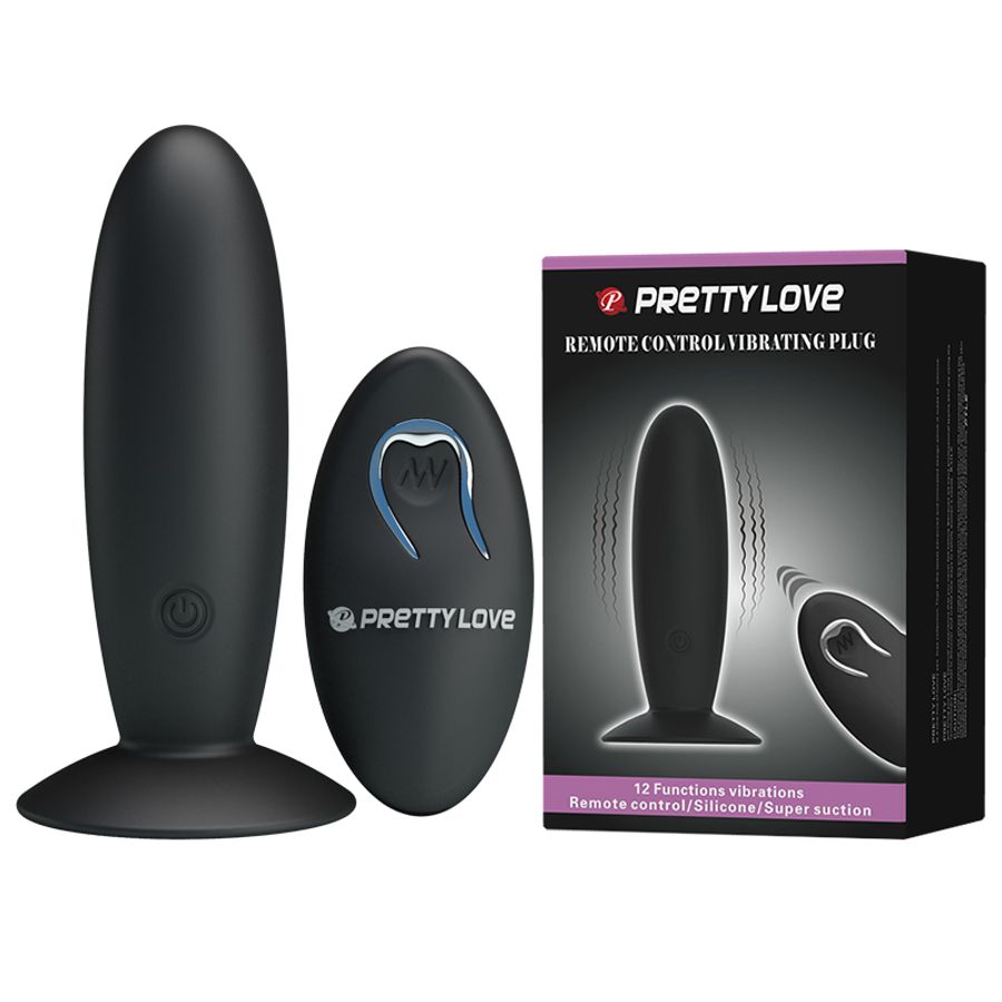 Dụng Cụ Kích Thích & Massage Hậu Môn Hỗ Trợ Tăng Khoái Cảm Nam Nữ Pretty Love Remote Control Vibrating Plug Chính Hãng
