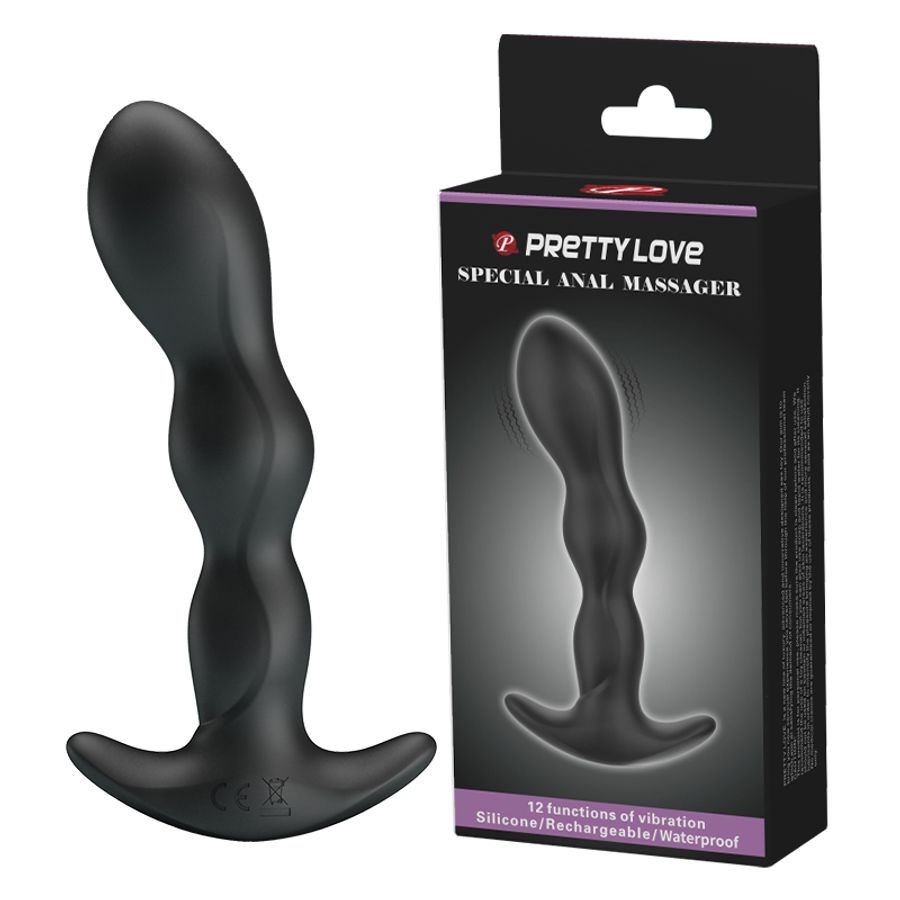 Dụng Cụ Kích Thích & Massage Hậu Môn Hỗ Trợ Tăng Khoái Cảm Nam Nữ Pretty Love Silicone Anal Chính Hãng