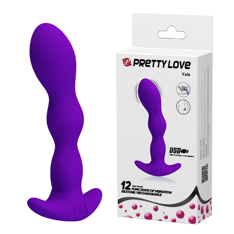 Dụng Cụ Kích Thích & Massage Hậu Môn Hỗ Trợ Tăng Khoái Cảm Nam Nữ Pretty Love Yale Chính Hãng