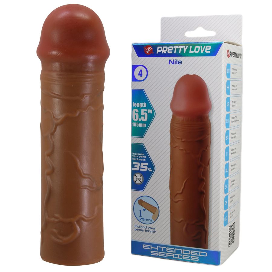 Bao Cao Su Đôn Dên Hỗ Trợ Tăng Khoái Cảm Nam Nữ Pretty Love Nile length 6.5