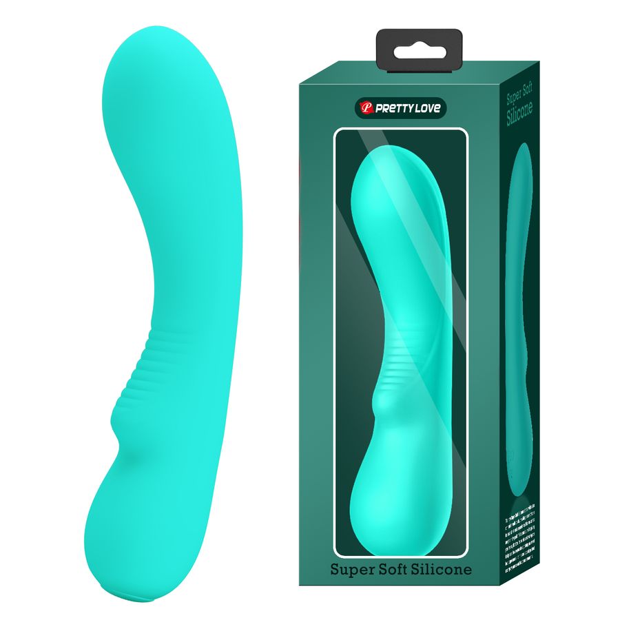 Cây rung Kích Thích Massage Pretty Love Super Soft Silicon Xanh Chính Hãng