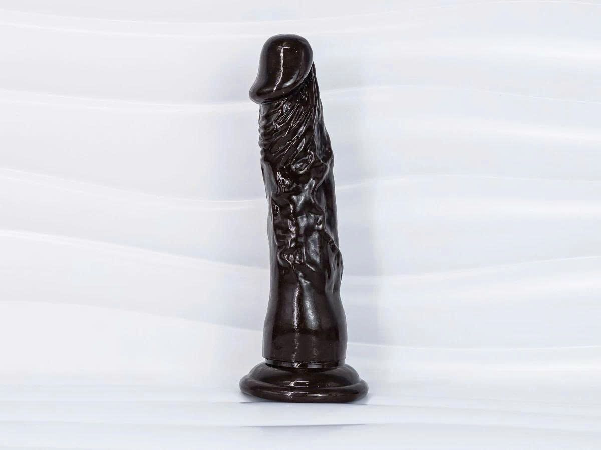 Dương vật giả có đế màu nâu nam tính mạnh mẽ 354640