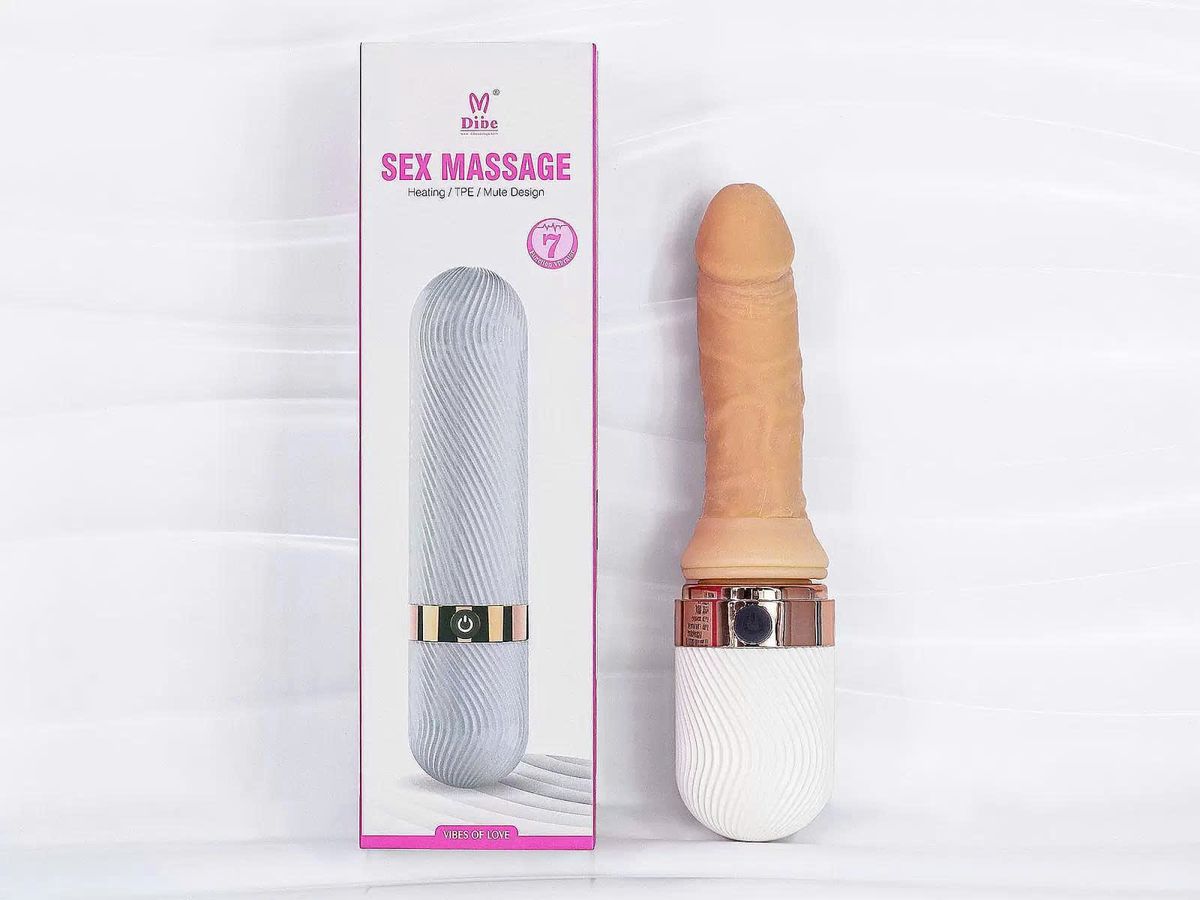 Dương vật giả tự động Sex Massage 7 chế độ rung thụt