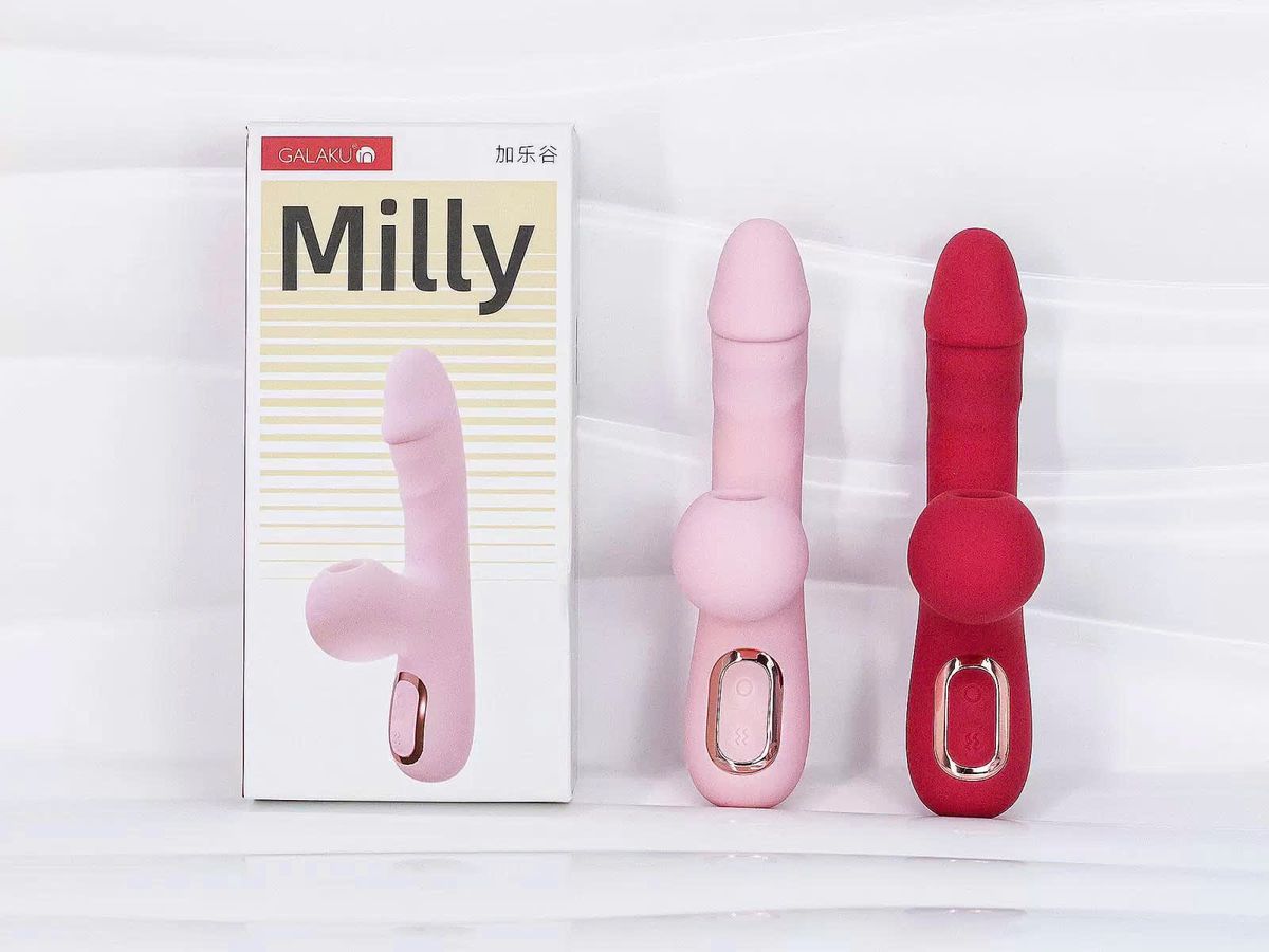 Dương vật giả đa năng Milly - nhỏ gọn, tiện lợi với nhiều chế độ rung hút massage
