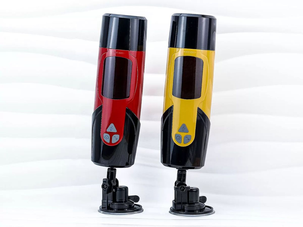 Âm đạo giả Dark Night Xoay - Thụt - Lắc Có Đế Gắn Tường 354916