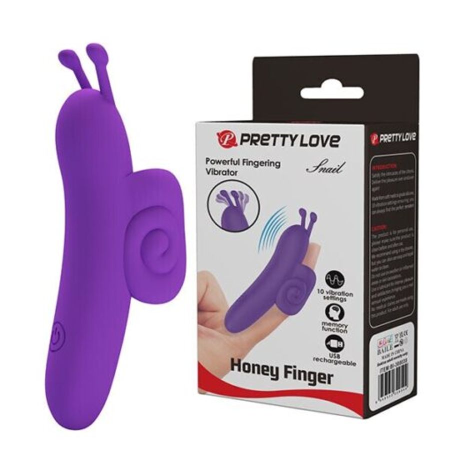 Pretty Love Snail máy rung đeo ngón tay massage âm đạo điểm G
