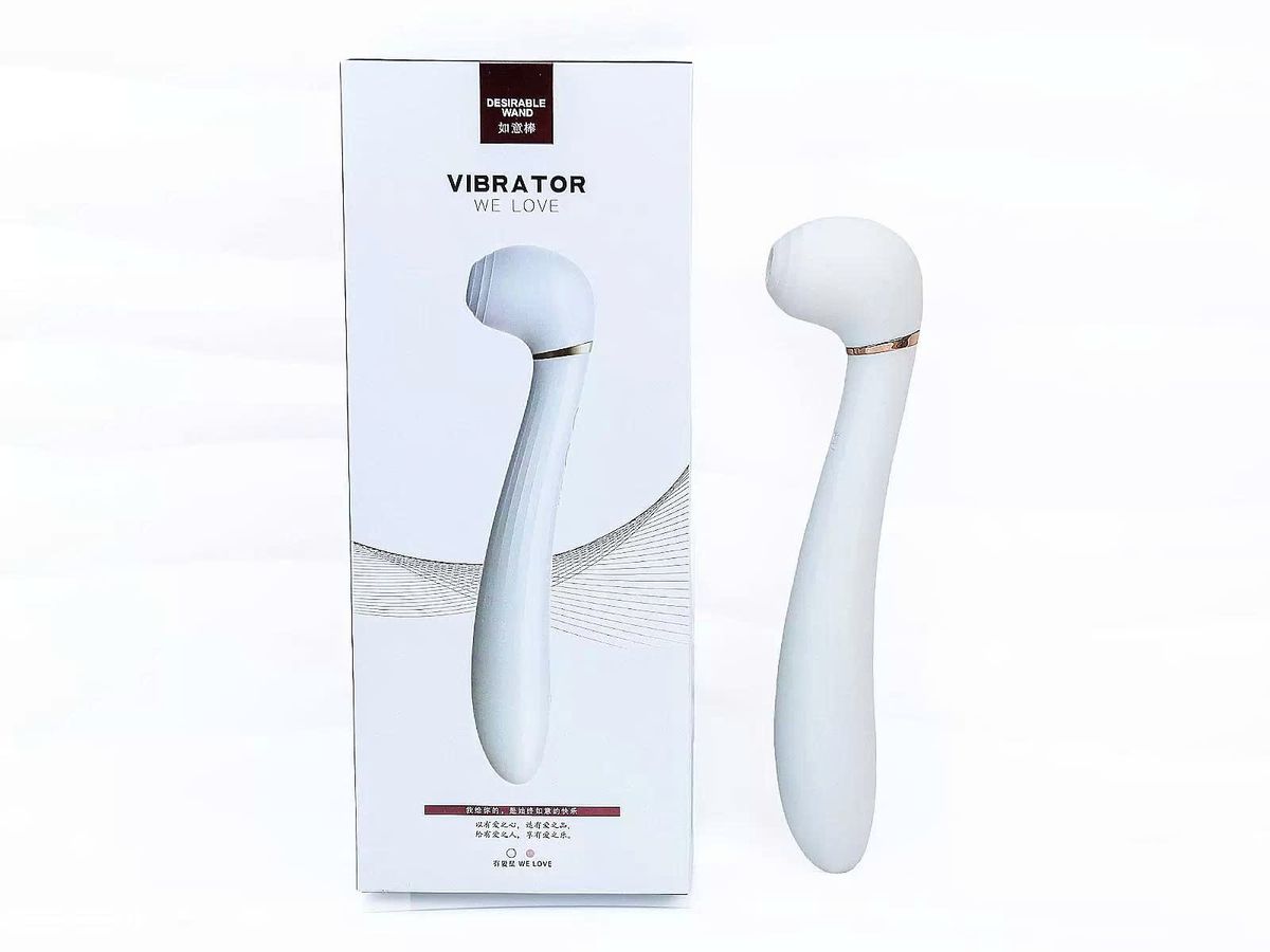 Máy massage 2 đầu rung hút Desirable Wand