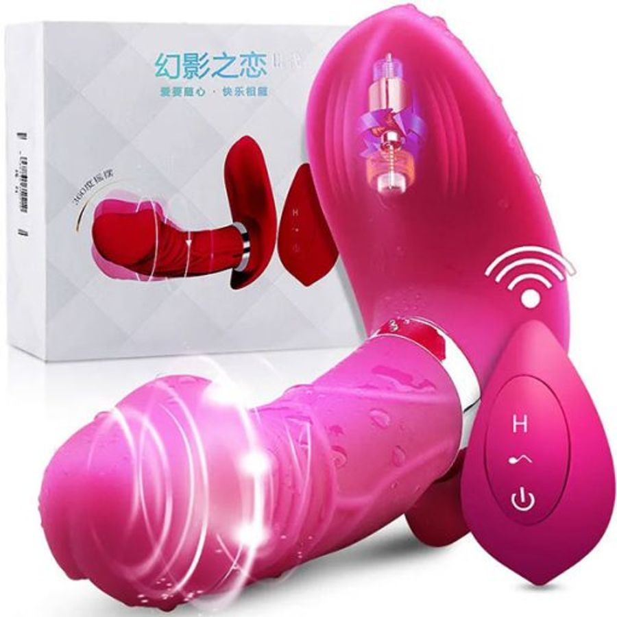 Trứng rung hình dương vật Fanala điều khiển từ xa 10 chế độ