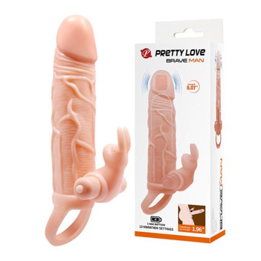 Bao cao su đôn dên Pretty Love rung đầu 10 chế độ