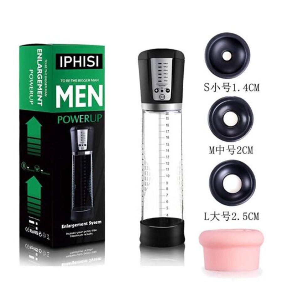 Máy tập tăng kích thước dương vật Penis Pump tự động, sạc pin