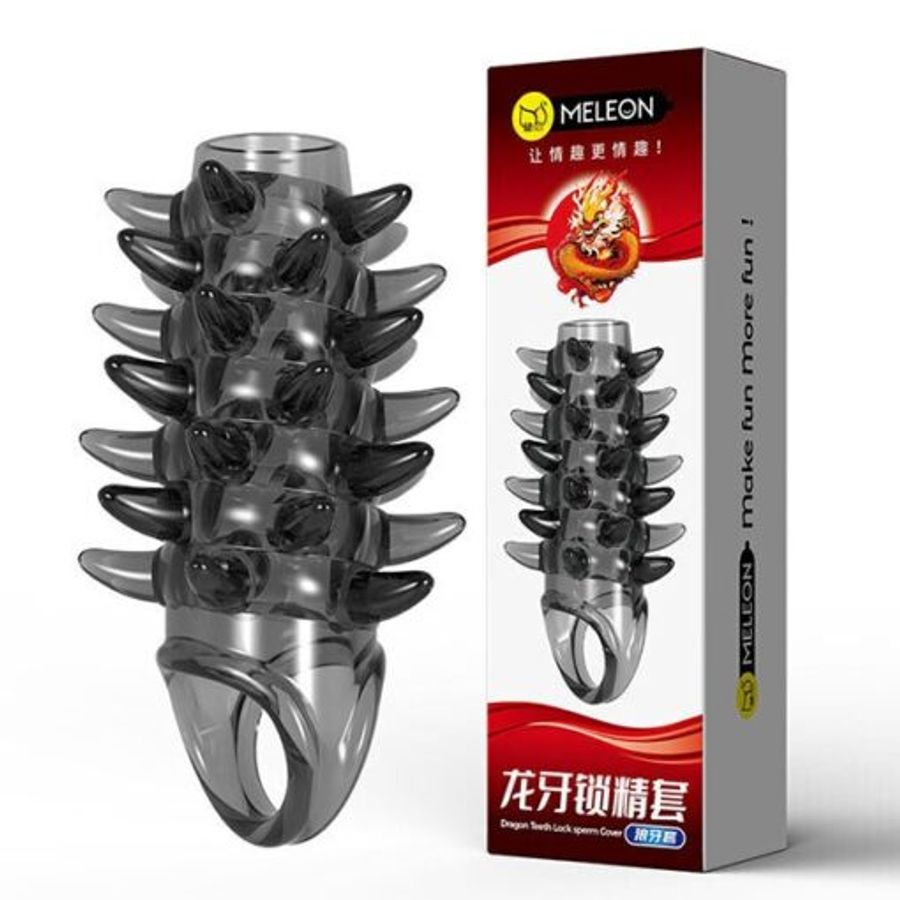 Bao cao su đôn dên khúc giữa gai Meleon có quai đeo