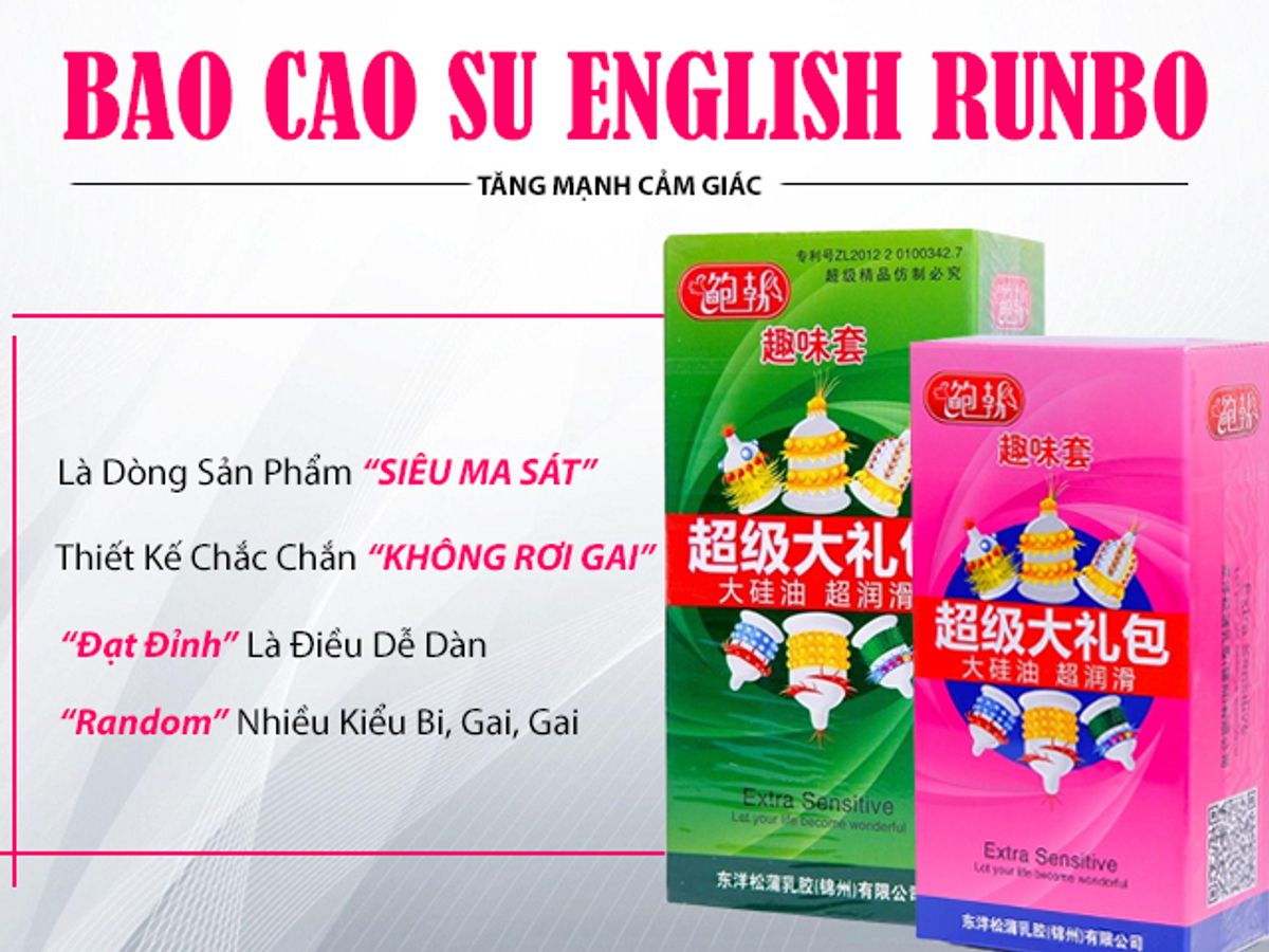 Bao cao su gai bi 6 in 1