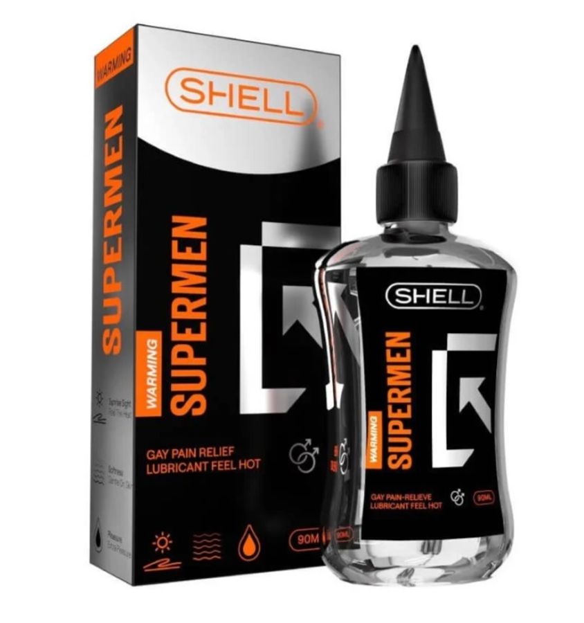 Gel tạo trơn ấm nóng shell supermen warming