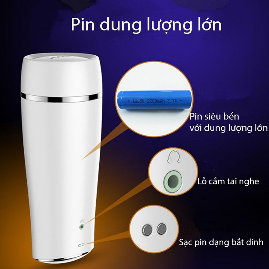 Âm Đạo Giả Cao Cấp Tự Động Co Bóp , Rung ,Rên Như Thật - Leten Vagina Cup mỹ