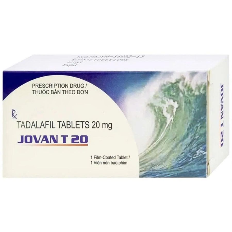 Viên uống hỗ trợ phái mạnh tăng bản lĩnh đàn ông Jovana T 20 Cadila (Hộp 1 vỉ x 1 viên)