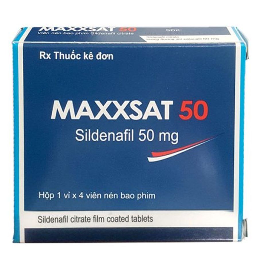 Viên uống hỗ trợ tăng cường sinh lí nam Maxxsat 50mg