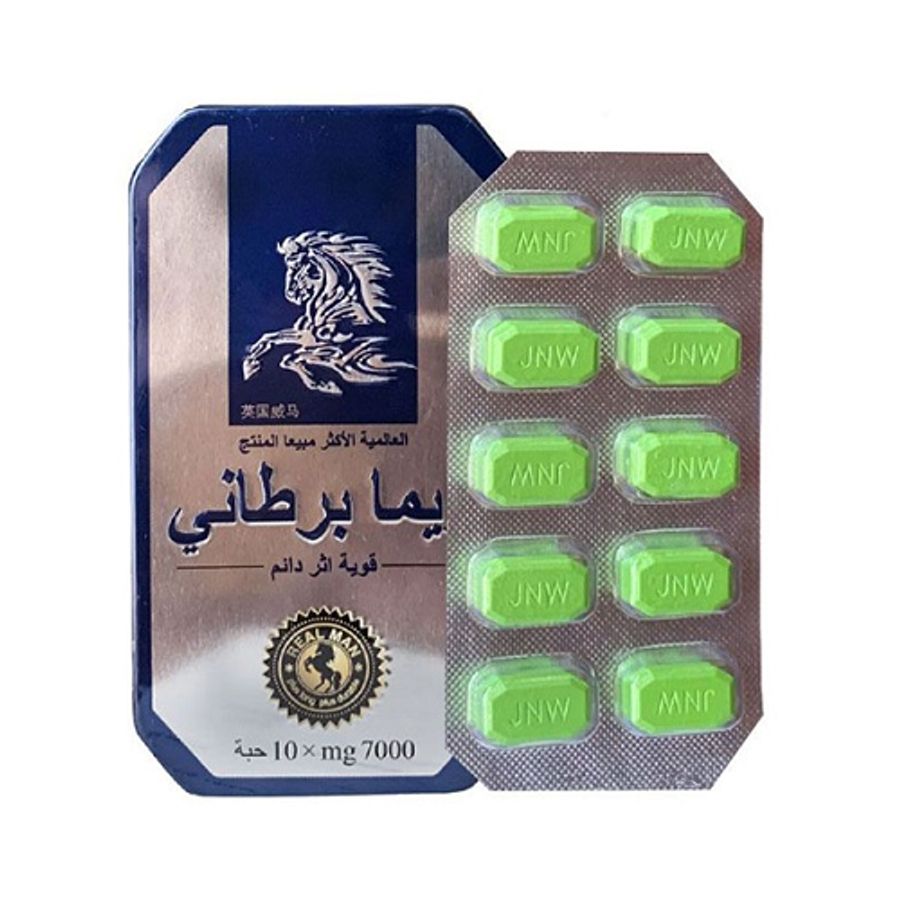 Viên uống hỗ trợ tăng cường sinh lí nam Ngựa Thái 7000mg Chính Hãng Thái Lan 5 viên
