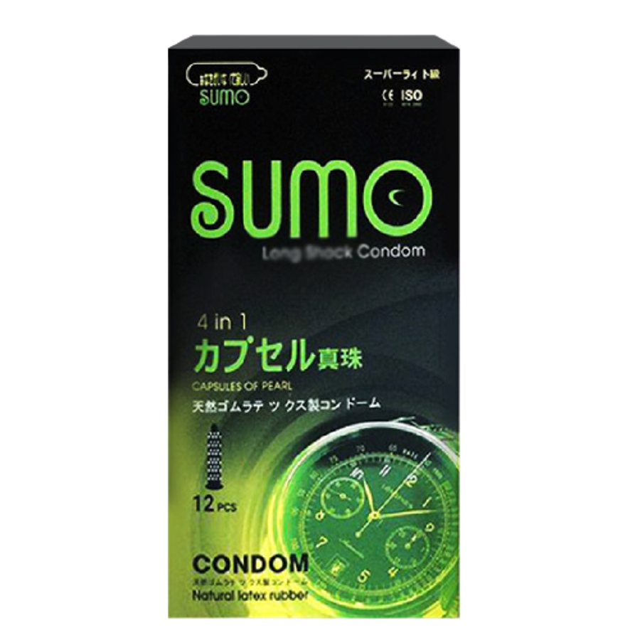 Bao Cao Su Sumo Nhật Bản 4in1 Có Gai Hộp 12 Cái Chính Hãng 363045