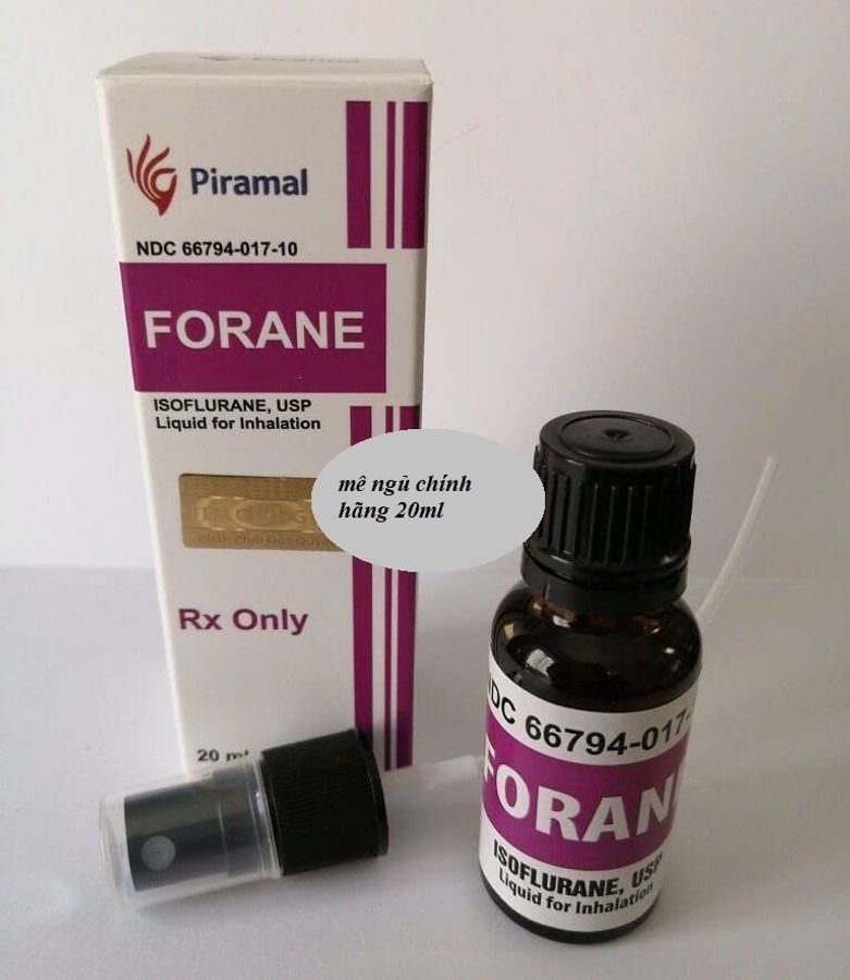 Nước mê dạng nước cao cấp FORANEE ISOFLURANUM Dung tích 10ml Chính hãng