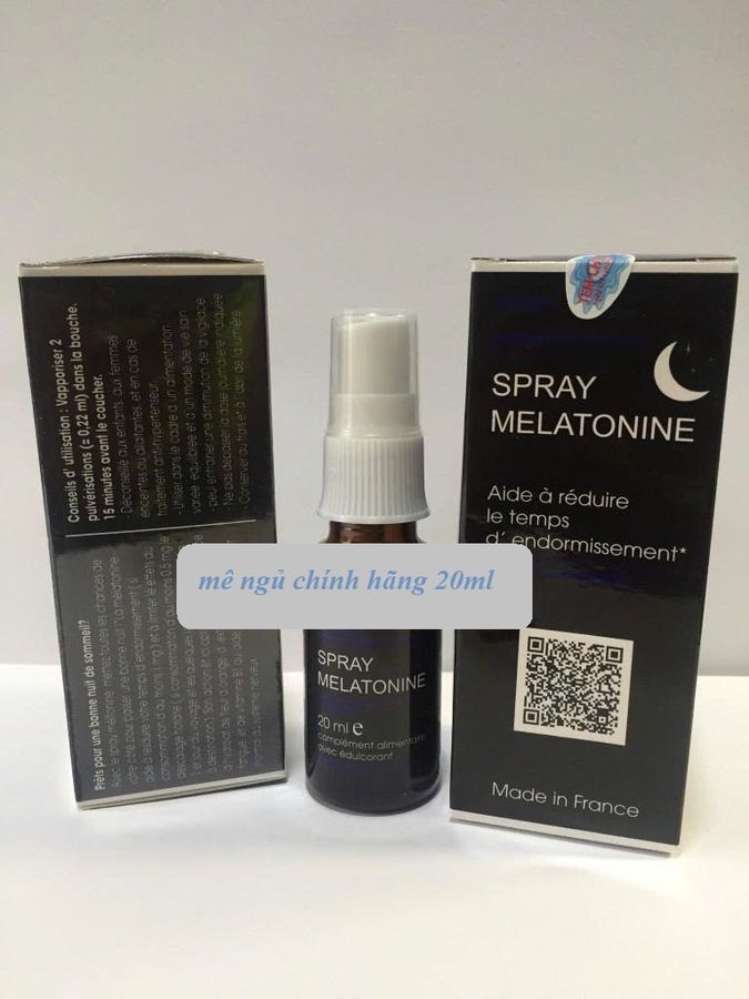 [Hiệu quả] Xịt Gây Ngủ Nồng Độ Cao Spray Melatonine 20ml Chính Hãng