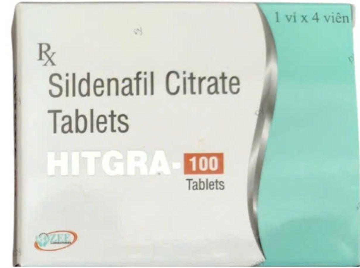Viên hỗ trợ sinh lực nam giới Hittgra-100 4 viên