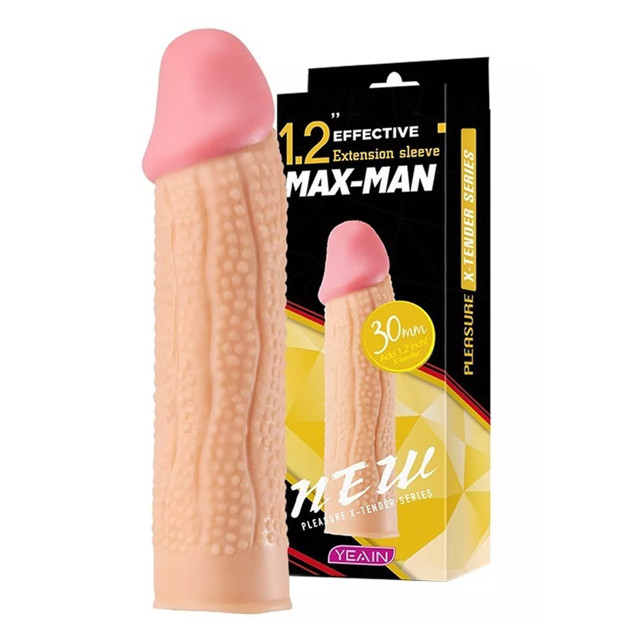 Bao Cao Su Đôn Dên Tăng Kích Thước Dương Vật Có Gai Maxman 363371