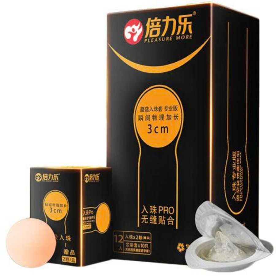 Bao Cao Su Beilile Viên Bi Ở Đầu Hạt rung Dày Và Dài 3 cm 364044