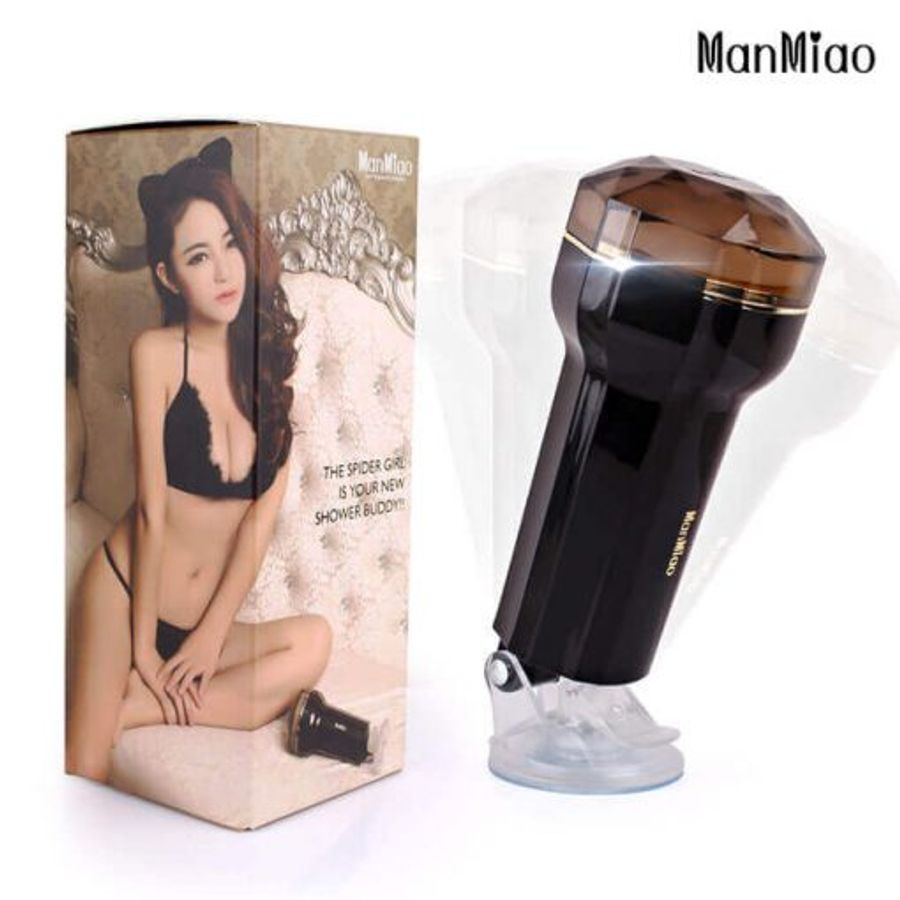 Âm Đạo Giả Cao Cấp Manmiao – Đèn Pin Rung Gắn Tường 364446